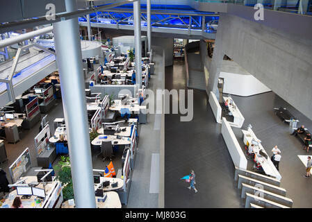 L'edificio centrale, stabilimento BMW di Lipsia Foto Stock