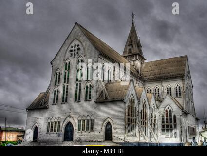 Duomo di San Giorgio nel centro di Georgetown, Guyana Foto Stock