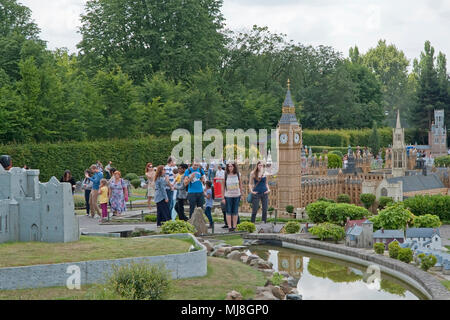 Europa in miniatura Heysel Park parco divertimenti, Bruxelles, Belgio Foto © Fabio Mazzarella/Sintesi/Alamy Stock Photo.Caption locale *** Foto Stock