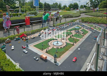 Europa in miniatura Heysel Park parco divertimenti, Bruxelles, Belgio Foto © Fabio Mazzarella/Sintesi/Alamy Stock Photo.Caption locale *** Foto Stock