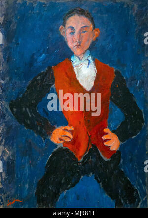 Ritratto di un ragazzo, Chaim Soutine, 1928, National Gallery of Art di Washington DC, USA, America del Nord Foto Stock