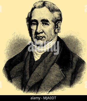 George Stephenson (nato il 8 giugno 1781, morì il 12 agosto 1848), Foto Stock