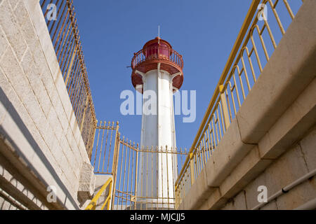 Faro di Menton, Cote d'Azur, Provence-Alpes-Côte d'Azur, in Francia, Foto Stock