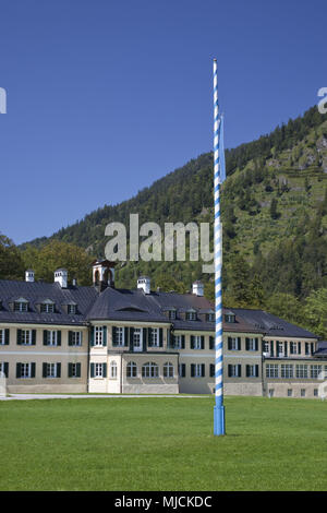 Costruzione di Hanns Seidel foundation in Wildbad Kreuth, Kreuth, Alta Baviera, Baviera, Germania meridionale, Germania, Foto Stock