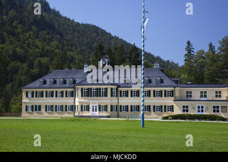 Costruzione di Hanns Seidel foundation in Wildbad Kreuth, Kreuth, Alta Baviera, Baviera, Germania meridionale, Germania, Foto Stock