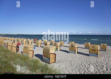 South beach sull'isola Fehmarn, castello, Burgtiefe, SCHLESWIG-HOLSTEIN, Germania settentrionale, Germania, Foto Stock