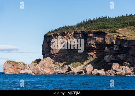 Parco nazionale di 'Íle Bonaventura" fuori della Gaspésie penisola in Canada Foto Stock