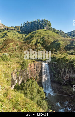 La cascata Sterkspruit vicino a monaci cruscotto in Kwazulu-Natal Drakensberg Foto Stock