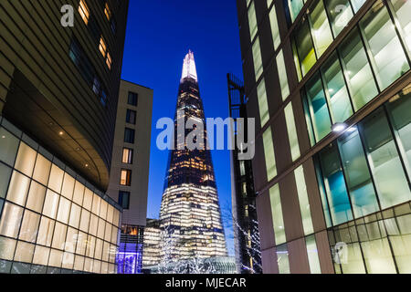 Inghilterra, Londra, Southwark, Londra London Bridge Città, più Londra Riverside Ufficio complesso e la Shard Foto Stock