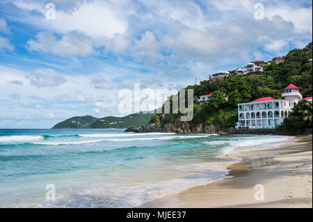 Giardino di canna Bay, Tortola, Isole Vergini Britanniche Foto Stock