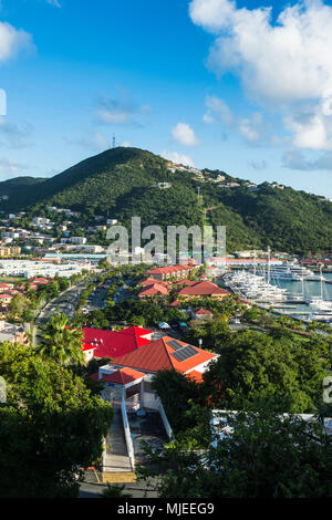 Charlotte Amalie capitale di San Tommaso, Isole Vergini Americane Foto Stock