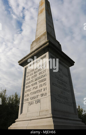 I Cimiteri Militari in Belgio. Foto Stock