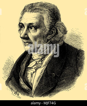 Karl Friedrich Zelter (nato il 11 dicembre 1758 , morì il 15 maggio 1832 ), Foto Stock