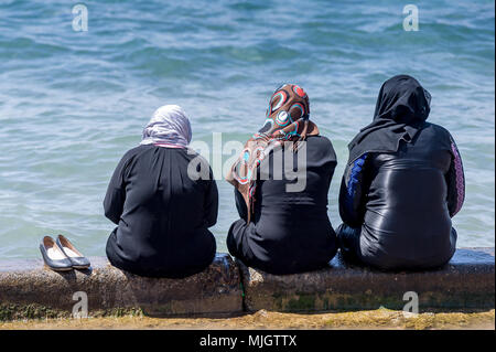 Aqaba è una giordana città costiera situata alla punta nord-orientale del Mar Rosso. Aqaba è la più grande città sul golfo di Aqaba e la Giordania è solo co Foto Stock