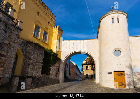 Panorama della città nella città vecchia di Veszprem, Ungheria Foto Stock