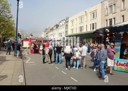 Llandudno stravaganza Vittoriano Festival in Llandudno Galles Foto Stock