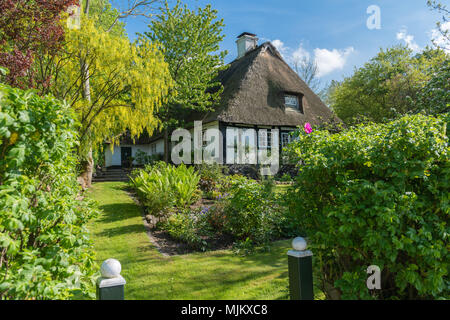 Il romantico villaggio di Sieseby, comunità di Thumby, sul Fiordo Schlei, Schleswig-Holstein, Germania del Nord, Europa Foto Stock