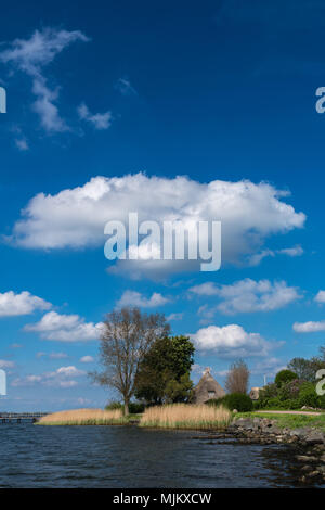 Il romantico villaggio di Sieseby, comunità di Thumby, sul Fiordo Schlei, Schleswig-Holstein, Germania del Nord, Europa Foto Stock