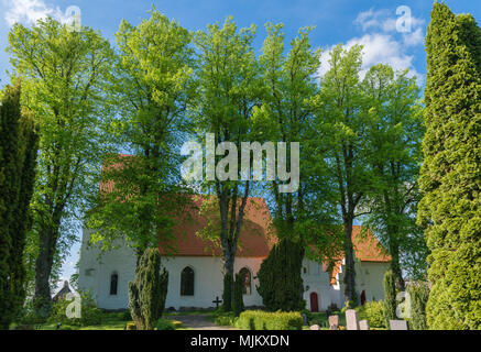 Il romantico villaggio di Sieseby, comunità di Thumby, sul Fiordo Schlei, Schleswig-Holstein, Germania del Nord, Europa Foto Stock