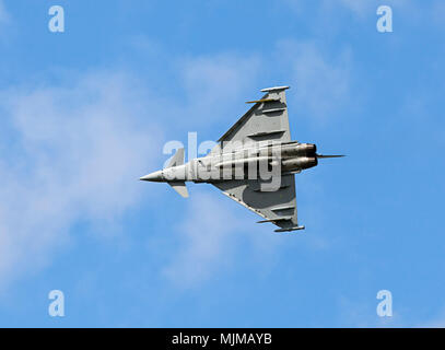 Eurofighter Typhoon FGR4 a Biggin Hill Airshow di Foto Stock