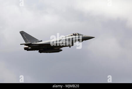 Eurofighter Typhoon FGR4 a Biggin Hill Airshow di Foto Stock