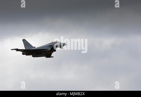 Eurofighter Typhoon FGR4 a Biggin Hill Airshow di Foto Stock