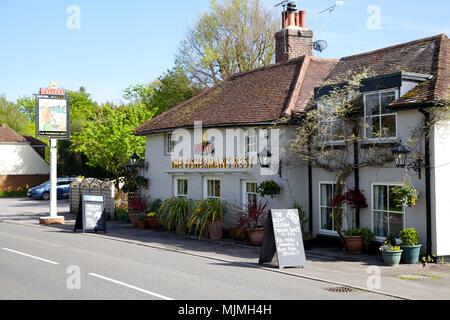 Il Fishermans resto Pub Lymington Regno Unito. Foto Stock