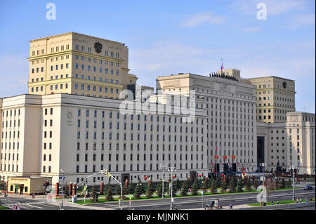 Mosca, Russia - 30 aprile: Ministero della Difesa della Federazione russa il 30 aprile 2018. Foto Stock