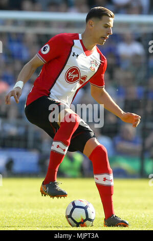 Liverpool, Regno Unito, 5 maggio 2018. durante il match di Premier League tra Everton e Southampton a Goodison Park il 5 maggio 2018 a Liverpool, in Inghilterra. (Foto di Tony Taylor/phcimages.com)Dusan Tadic di SouthamptonSouthampton a Goodison Park il 5 maggio 2018 a Liverpool, in Inghilterra. (Foto di Tony Taylor/phcimages.com) Credit: Immagini di PHC/Alamy Live News Foto Stock