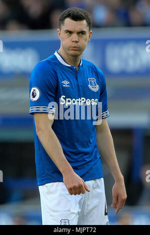 Liverpool, Regno Unito, 5 maggio 2018. Michael Keane di Everton durante il match di Premier League tra Everton e Southampton a Goodison Park il 5 maggio 2018 a Liverpool, in Inghilterra. (Foto di Tony Taylor/phcimages.com) Credit: Immagini di PHC/Alamy Live News Foto Stock