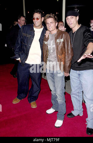 10 ott 2000, Los Angeles, California, Stati Uniti d'America --- giovani stelle (Sammy, Dallas e DC) a 'Ladies Man' premiere. 10.10.00-Los Angeles, CA --- ' Tsuni / USA 'Sammy, Dallas e DC Sammy, Dallas e DC tsuni@Gamma-USA.com richiesta Foto Stock