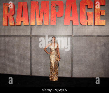 Celebrità frequentare 'Rampage' premiere del film al teatro di Microsoft. Dotato di: Naomie Harris dove: Los Angeles, California, Stati Uniti quando: 05 Apr 2018 Credit: Brian A/WENN.com Foto Stock