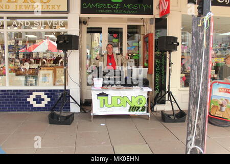 Llandudno stravaganza Vittoriano Festival in Llandudno Galles Foto Stock