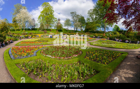 Shrewsbury il parco di Dingle. Foto Stock