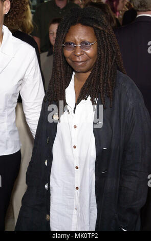 Whoopi Goldberg arrivando alla premiere di corsa del ratto. La premiere si è tenuto presso il Century Plaza Theatre di Los Angeles Luglio 30, 2001 - GoldbergWhoopi05.jpgGoldbergWhoopi05 evento nella vita di Hollywood - California, tappeto rosso Evento, verticale, STATI UNITI D'AMERICA, industria cinematografica, celebrità, fotografia, Bestof, arte cultura e intrattenimento, Topix celebrità moda / dal tappeto rosso-, una persona, verticale, migliori della vita di Hollywood, evento nella vita di Hollywood - California, moquette rossa e dietro le quinte, USA, industria cinematografica, celebrità, movie celebrità, personaggi televisivi, musica celebrità Foto Stock