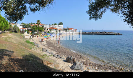 Porto di loutra in penisola Kassandra di Halkidiki Grecia Foto Stock