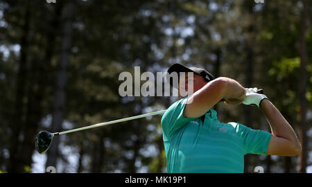 Sam Brazel in Australia durante il secondo giorno del torneo Golf Sixes al Centurion Club di St Albans. PREMERE ASSOCIAZIONE foto. Data foto: Domenica 6 maggio 2018. Vedi la storia della Pennsylvania Golf Sixes. Il credito fotografico dovrebbe essere: Steven Paston/PA Wire. RESTRIZIONI. Solo per uso editoriale. Nessun uso commerciale. Foto Stock