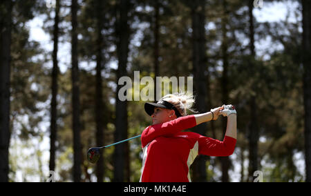 L'Inghilterra del Charley scafo durante il giorno due di Sixes Golf Tournament al centurione Club, St Albans. Stampa foto di associazione. Picture Data: domenica 6 maggio 2018. Vedere PA storia Sixes GOLF. Foto di credito dovrebbe leggere: Steven Paston/filo PA. Restrizioni. Solo uso editoriale. Uso non commerciale. Foto Stock