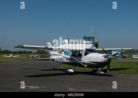 Wolverhampton Halfpenny Green Airport. Staffordshire. Regno Unito Foto Stock