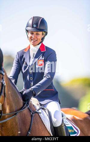 Gloucestershire, Regno Unito. Il 6 maggio 2018. Showjumping. Il giorno 4. Gazzetta. Bowler cappello. Mitsubishi Badminton Horse Trials. Badminton. Regno Unito. 06/05/2018. Credito: Sport In immagini/Alamy Live News Foto Stock