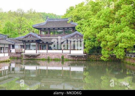 Hangzhou, Hangzhou, Cina. Il 7 maggio, 2018. Hangzhou, Cina-scenario del West Lake Scenic Area di Hangzhou, a est della Cina di Provincia dello Zhejiang. Credito: SIPA Asia/ZUMA filo/Alamy Live News Foto Stock