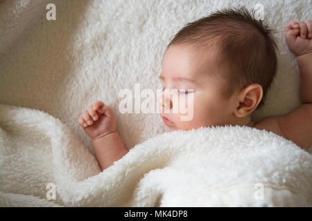 Dorme tranquillo baby boy Foto Stock