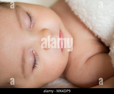 Dorme tranquillo baby boy Foto Stock