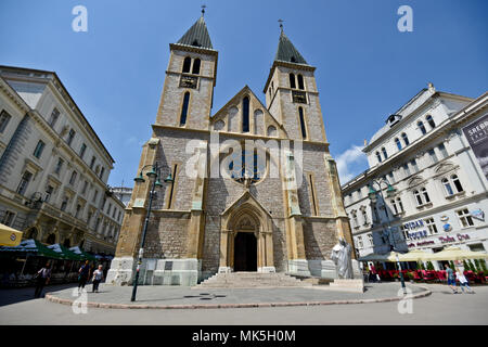 La Cattedrale del Sacro Cuore, Sarajevo Foto Stock