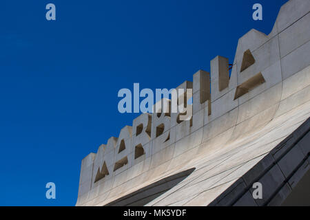 Marbella Arch. Marbella entrata segno. Provincia di Malaga, Andalusia, Spagna. La foto è stata scattata - 3 maggio 2018. Foto Stock