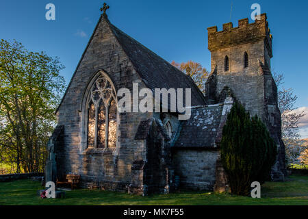 Chiesa di St Margaret, Bassa Wray, vicino Wray Castle, Ambleside, Lake District, Cumbria Foto Stock