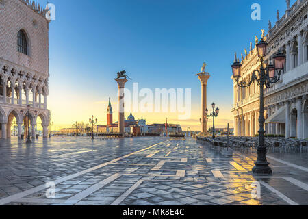 Venezia a sunrise. San Marco, Ilaly. Foto Stock