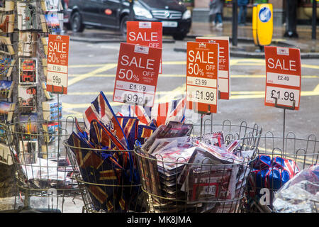 Cestini di British souvenir per il turismo Foto Stock