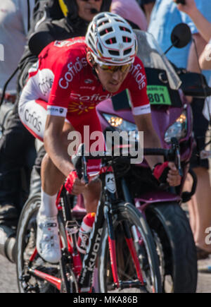 Stephane Rossetto leader del Tour de Yorkshire attraverso Otley Foto Stock