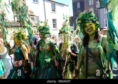 Hastings, Regno Unito. Il 7 maggio, 2018. Grande giro per Jack nel festival verdi Hastings Credito: Rachel Megawhat/Alamy Live News Foto Stock